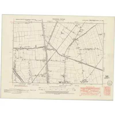 1947 Map of Lincolnshire CIX.NW, 1950 Print