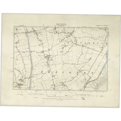 1887 Map of Lincolnshire CIX.SE, 1888 Print