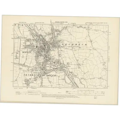 1903 Map of Lincolnshire CIX.SW, 1906 Print