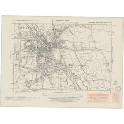 1946 Map of Lincolnshire CIX.SW, 1951 Print