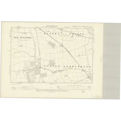 1903 Map of Lincolnshire CVI.SE, 1905 Print