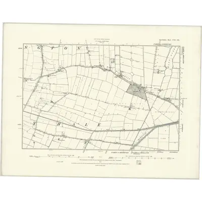 1887 Map of Lincolnshire CVII.SE, 1888 Print