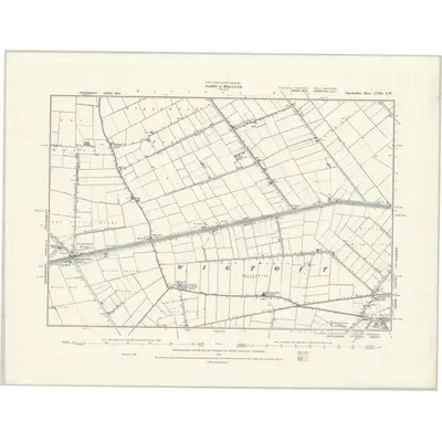 1887 Map of Lincolnshire CVIII.SW, 1888 Print