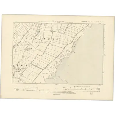 1903 Map of Lincolnshire CX.NW, 1906 Print