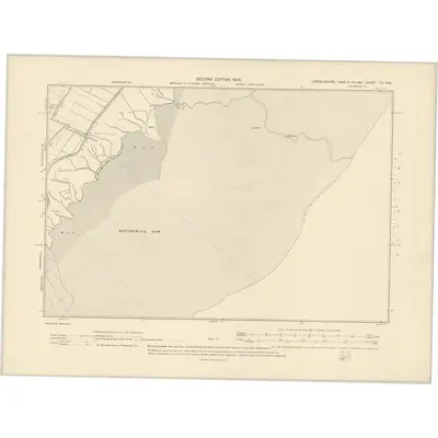 1903 Map of Lincolnshire CX.SW, 1906 Print