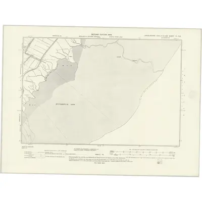 1903 Map of Lincolnshire CX.SW, 1931 Print