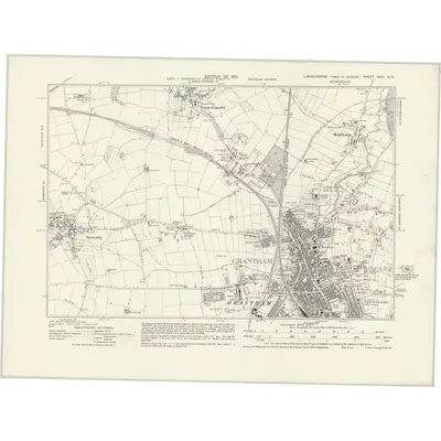 1931 Map of Lincolnshire CXIII.SE