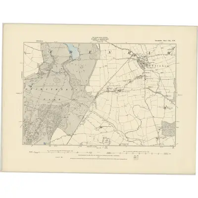 1887 Map of Lincolnshire CXL.NW