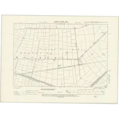 1903 Map of Lincolnshire CXLI.NW, 1931 Print
