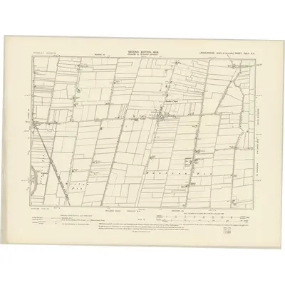 1903 Map of Lincolnshire CXLII.SE, 1906 Print