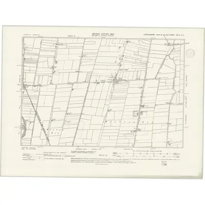 1903 Map of Lincolnshire CXLII.SE, 1937 Print