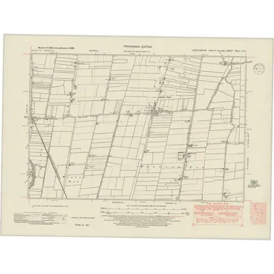 1938 Map of Lincolnshire CXLII.SE, 1948 Print