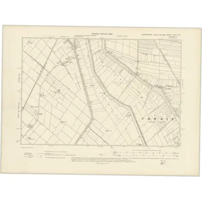 1903 Map of Lincolnshire CXLII.SW, 1906 Print
