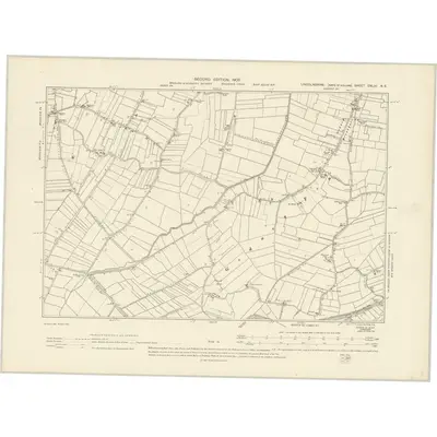 1903 Map of Lincolnshire CXLIII.NE, 1905 Print