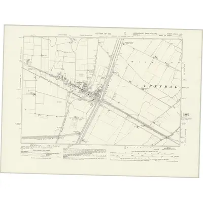 1930 Map of Lincolnshire CXLIV.NE, 1931 Print