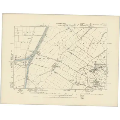 1886 Map of Lincolnshire CXLIV.SE, 1887 Print