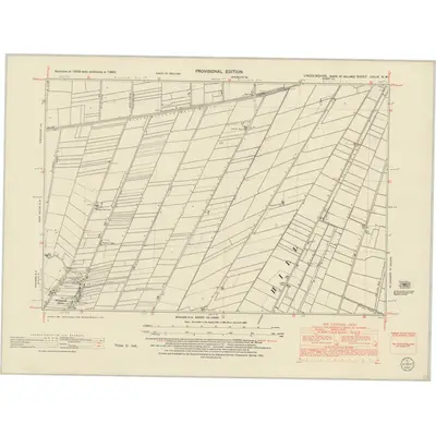1950 Map of Lincolnshire CXLIX.NW, 1952 Print