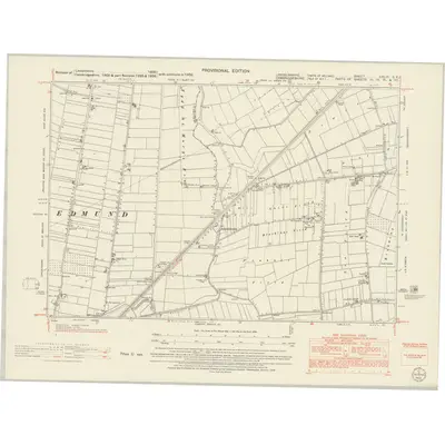 1950 Map of Lincolnshire CXLIX.SE, 1952 Print