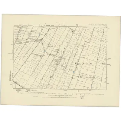 1886 Map of Lincolnshire CXLIX.SW, 1887 Print