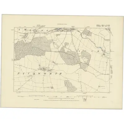 1884 Map of Lincolnshire CXLV.NE, 1887 Print