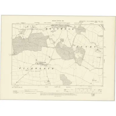 1903 Map of Lincolnshire CXLV.NE, 1905 Print