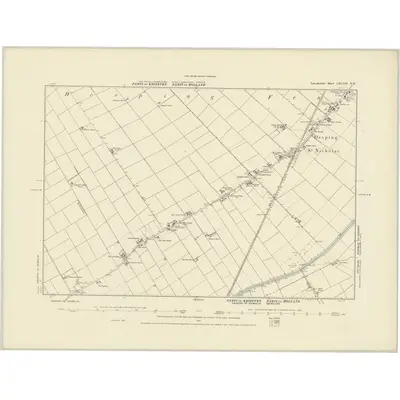 1887 Map of Lincolnshire CXLVII.NE
