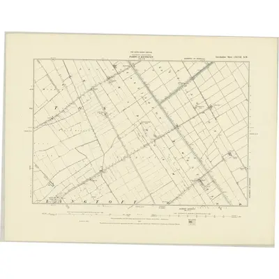 1887 Map of Lincolnshire CXLVII.NW