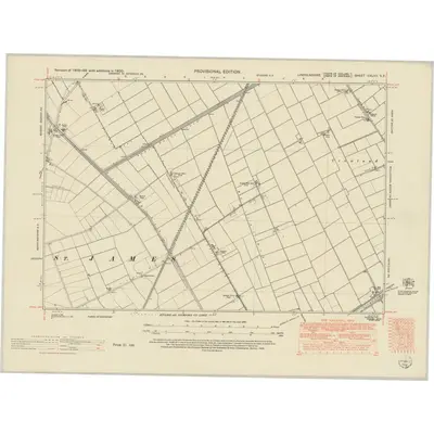 1950 Map of Lincolnshire CXLVII.SE, 1952 Print