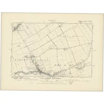 1887 Map of Lincolnshire CXLVII.SW