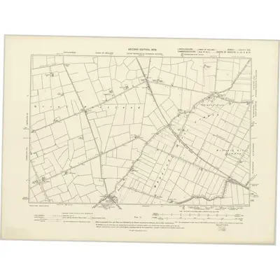 1902 Map of Lincolnshire CXLVIII.SE, 1906 Print