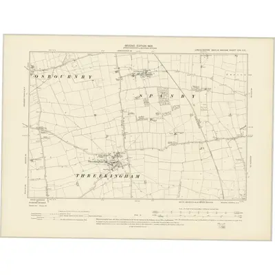 1903 Map of Lincolnshire CXV.SE, 1905 Print