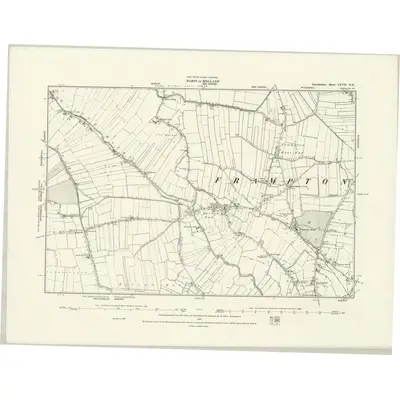 1887 Map of Lincolnshire CXVII.NE, 1888 Print