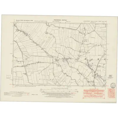 1946 Map of Lincolnshire CXVII.NE, 1951 Print