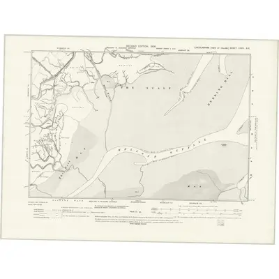 1903 Map of Lincolnshire CXVIII.SE, 1931 Print