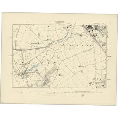 1886 Map of Lincolnshire CXXII.NE