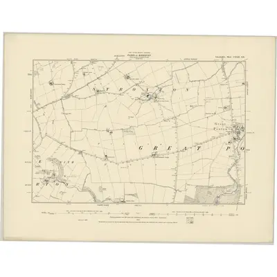 1887 Map of Lincolnshire CXXII.SE