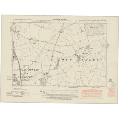 1947 Map of Lincolnshire CXXIII.NW, 1950 Print
