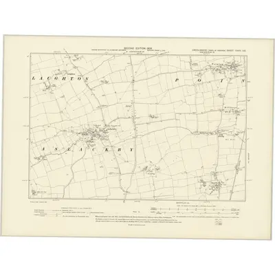 1903 Map of Lincolnshire CXXIV.SE, 1906 Print