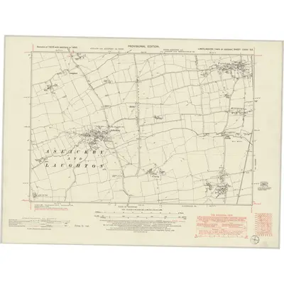 1950 Map of Lincolnshire CXXIV.SE, 1952 Print