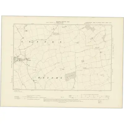 1903 Map of Lincolnshire CXXIV.SW, 1905 Print