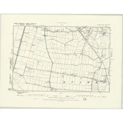 1887 Map of Lincolnshire CXXV.NE, 1888 Print