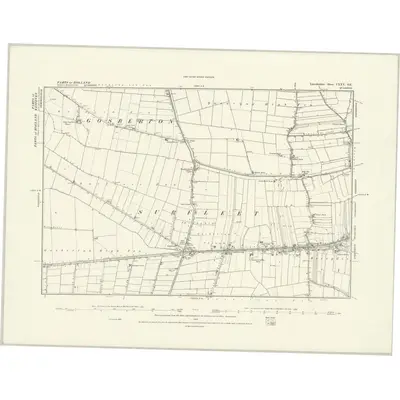 1887 Map of Lincolnshire CXXV.SE, 1888 Print