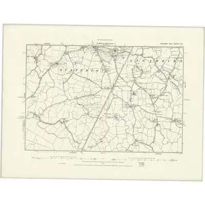 1887 Map of Lincolnshire CXXVI.NE, 1888 Print