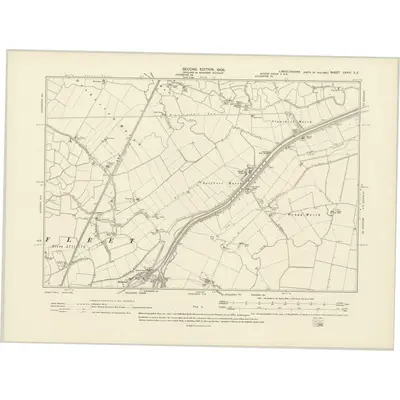 1903 Map of Lincolnshire CXXVI.SE, 1906 Print