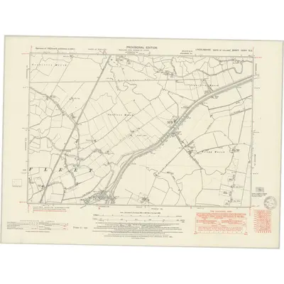 1947 Map of Lincolnshire CXXVI.SE, 1951 Print