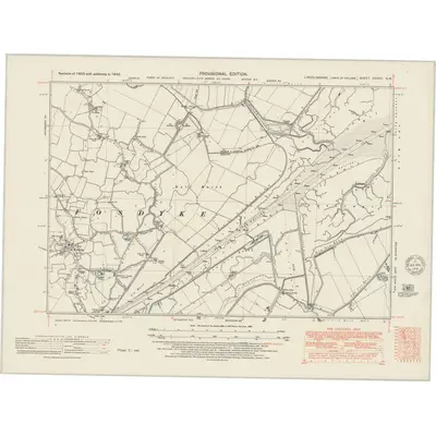 1946 Map of Lincolnshire CXXVII.NW, 1951 Print