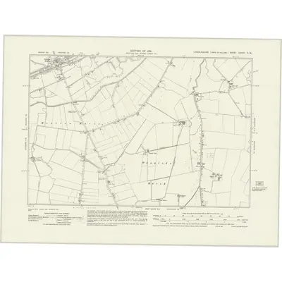 1929 Map of Lincolnshire CXXVII.SW, 1931 Print