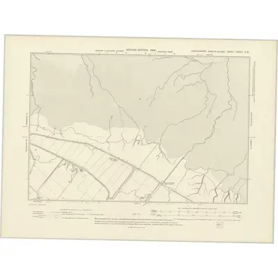 1903 Map of Lincolnshire CXXVIII.NW, 1906 Print