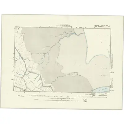 1887 Map of Lincolnshire CXXVIII.SE, 1888 Print