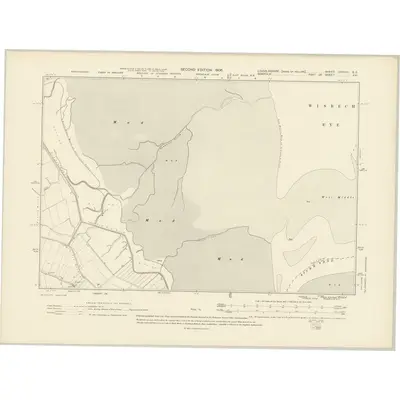 1903 Map of Lincolnshire CXXVIII.SE, 1906 Print